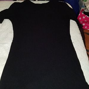 Black Sweater Shirt/Dress